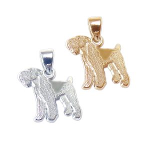 Airedale Terrier Charm or Pendant in Sterling Silver or 14K Gold