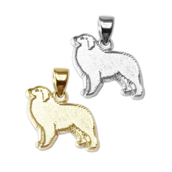 Great Pyrenees Charm or Pendant in Sterling Silver or 14K Gold