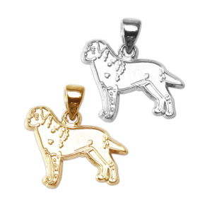 Labrador Retriever Charm or Pendant in Sterling Silver or 14K Gold