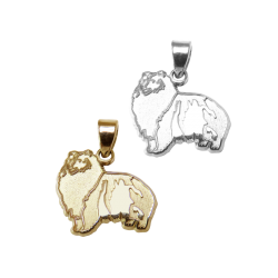 Shetland Sheepdog - Sheltie - Charm or Pendant in Sterling Silver or 14K Gold