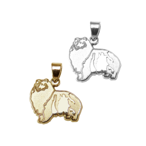 Shetland Sheepdog - Sheltie - Charm or Pendant in Sterling Silver or 14K Gold
