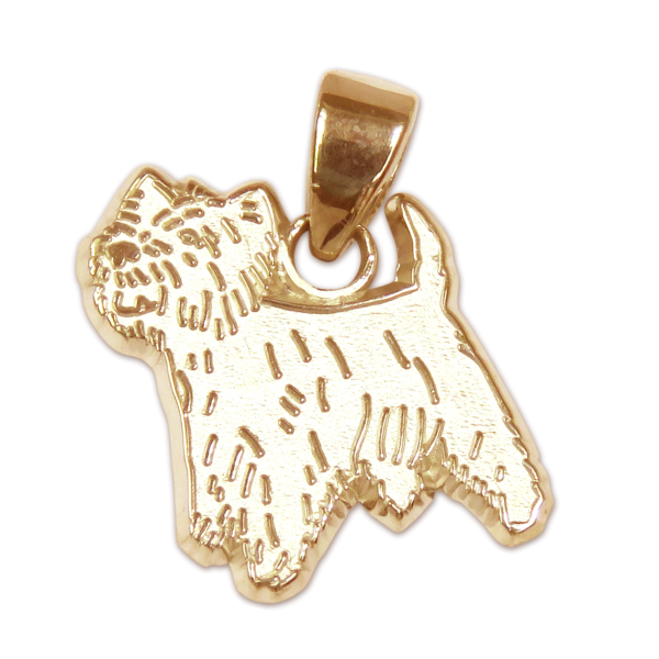 West Highland White Terrier Charm or Pendant in Sterling or 14K Gold