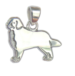 Bernese Mountain Dog Charm or Pendant in Sterling or 14K Gold