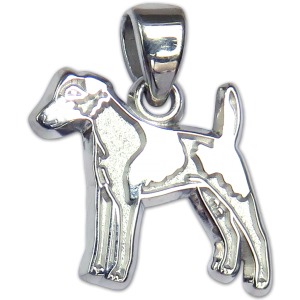 Smooth Fox Terrier Charm or Pendant in Sterling or 14K Gold