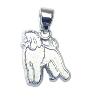 Poodle Charm or Pendant in Sterling or 14K Gold