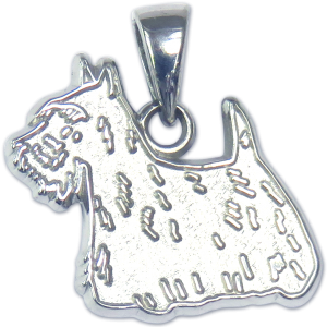 Scottish Terrier Charm or Pendant in Sterling or 14K Gold