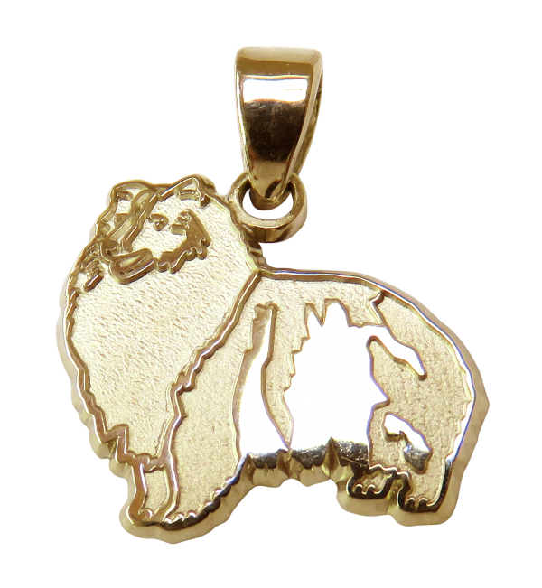 Shetland Sheepdog - Sheltie - Charm or Pendant in Sterling or 14K Gold