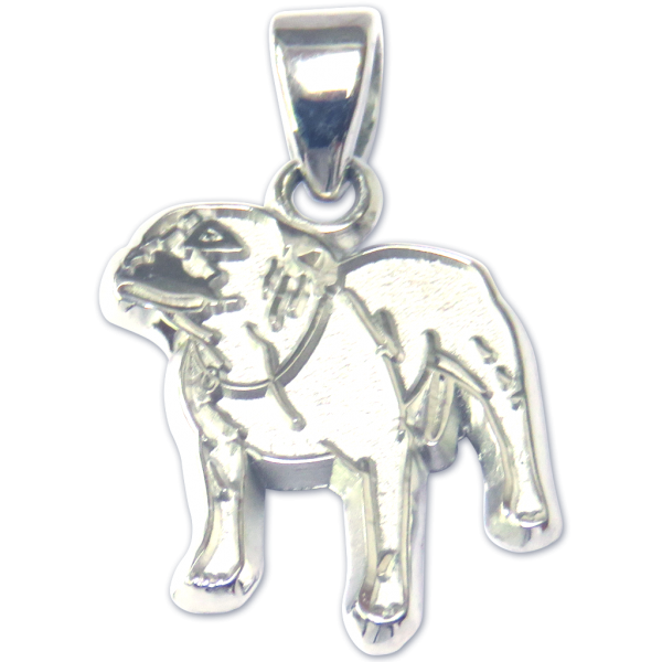 Staffordshire Bull Terrier Charm or Pendant in Sterling or 14K Gold