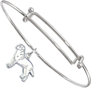 Sterling Silver Labrador Retriever Charm on Bangle Bracelet