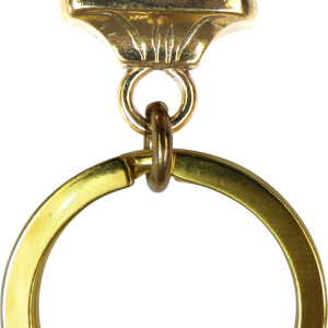 Solid Bronze Cocker Spaniel Key Ring