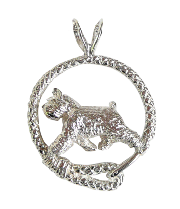 Bouvier in Leash Pendant Charm Necklace in 14K Gold or Sterling Silver